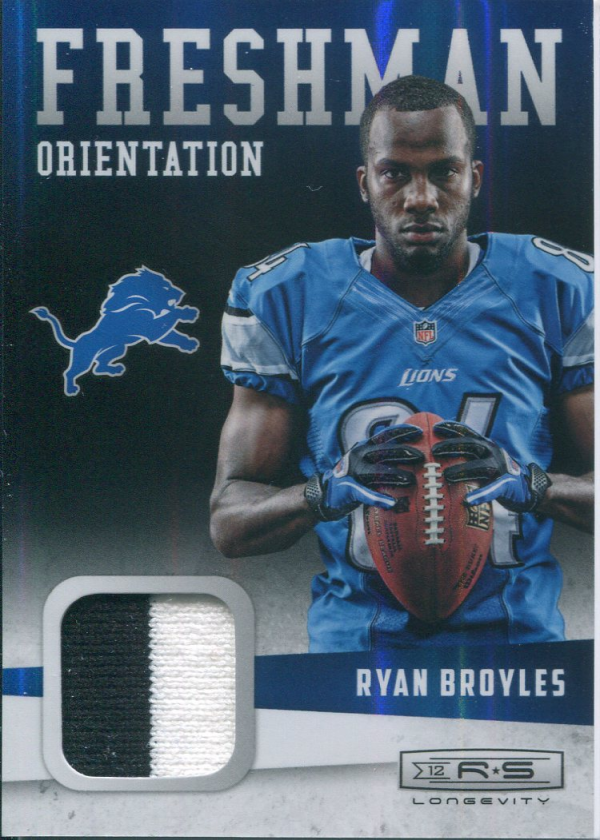 2012 Rookies and Stars Longevity Freshman Orientation Jerseys Prime #3 Ryan Broyles