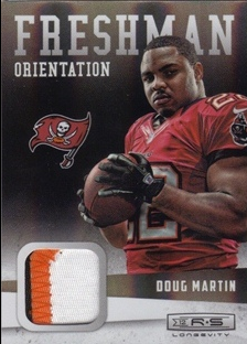 2012 Rookies and Stars Longevity Freshman Orientation Jerseys Prime #25 Doug Martin