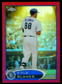 2012 Topps Chrome Red Refractors #81 Kyle Blanks