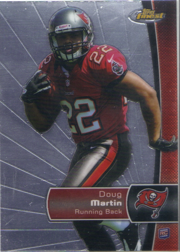 2012 Finest #108 Doug Martin RC