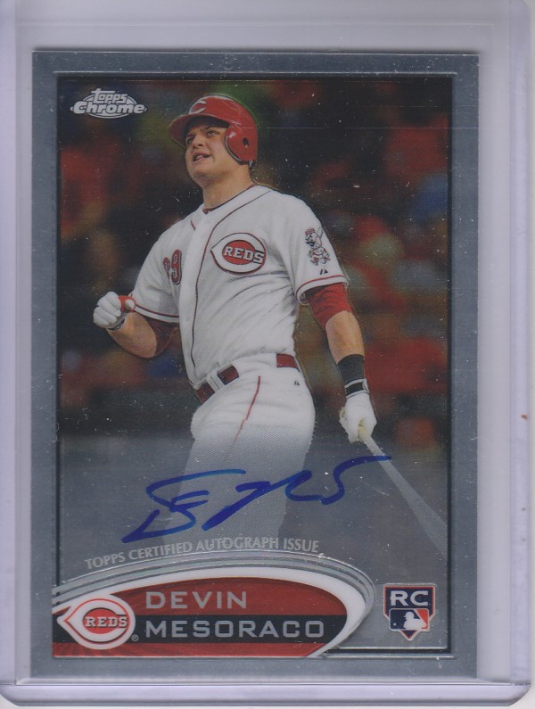 2012 Topps Chrome Rookie Autographs #172 Devin Mesoraco