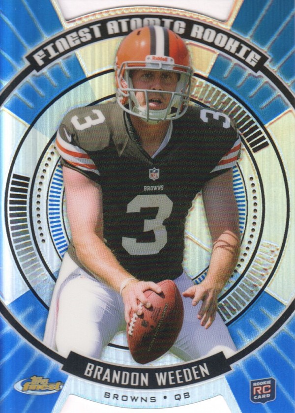2012 Finest Atomic Refractor Rookies #FARBW Brandon Weeden