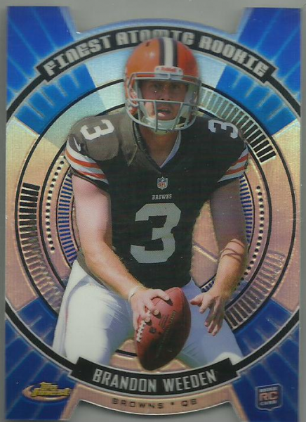2012 Finest Atomic Refractor Rookies #FARBW Brandon Weeden
