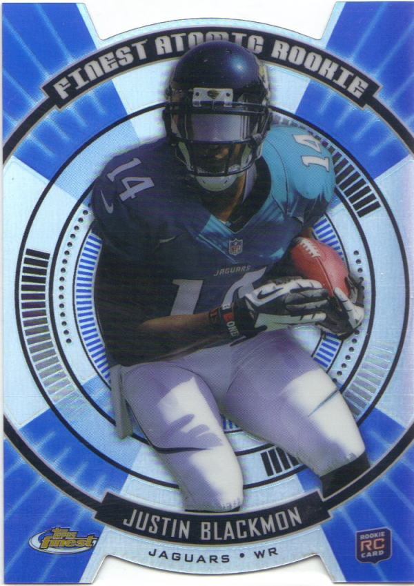 2012 Finest Atomic Refractor Rookies #FARJB Justin Blackmon