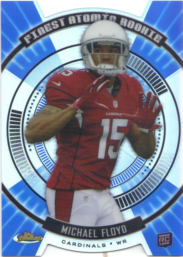 2012 Finest Atomic Refractor Rookies #FARMF Michael Floyd