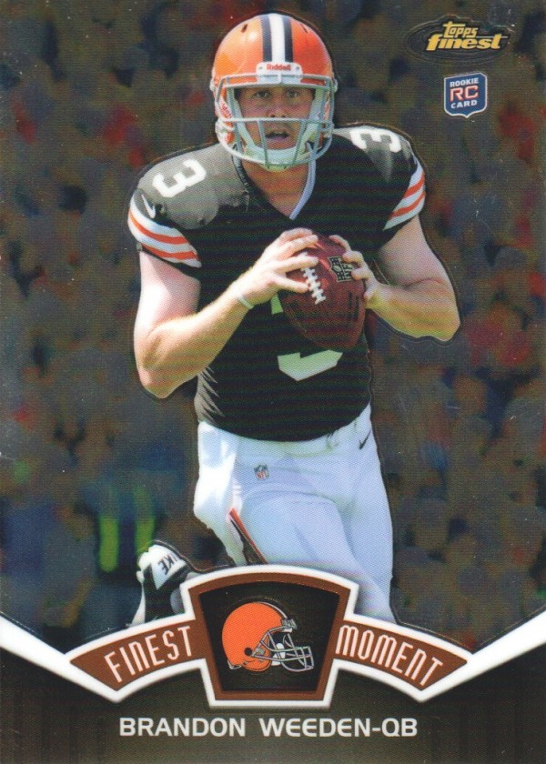 2012 Finest Moments #FMBW Brandon Weeden