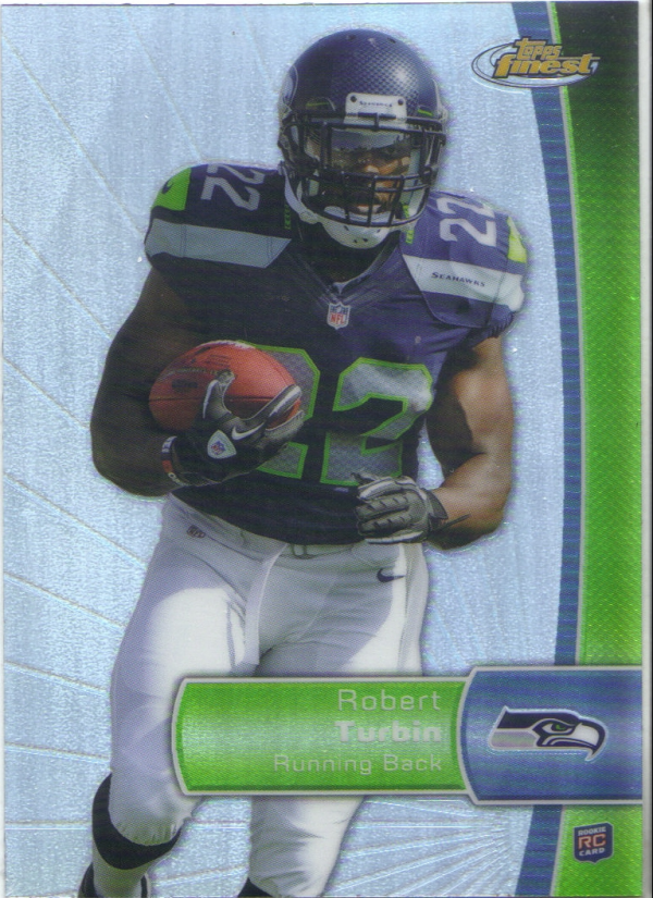2012 Finest Refractors #145 Robert Turbin