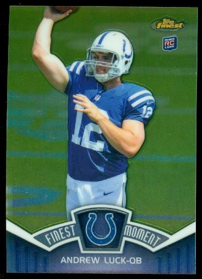 2012 Finest Moments Refractors #FMAL Andrew Luck