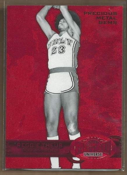2011-12 Fleer Retro Precious Metal Gems Red #10 Reggie Theus