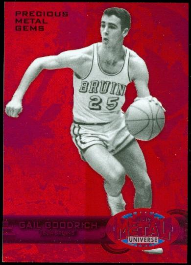 2011-12 Fleer Retro Precious Metal Gems Red #13 Gail Goodrich