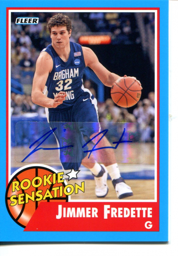 2011-12 Fleer Retro Autographs #54 Jimmer Fredette RS