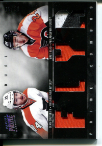 2011-12 Panini Prime Combos Jerseys Patch #10 Matt Read/25/Sean Couturier front image
