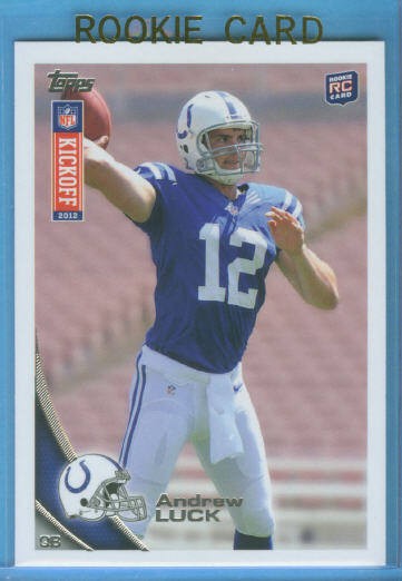 2012 Topps Kickoff #1 Andrew Luck
