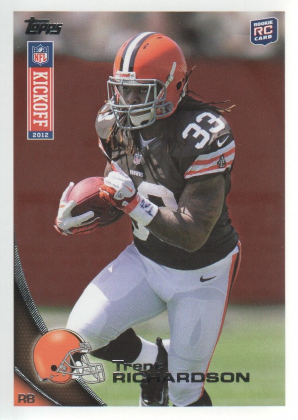 2012 Topps Kickoff #8 Trent Richardson