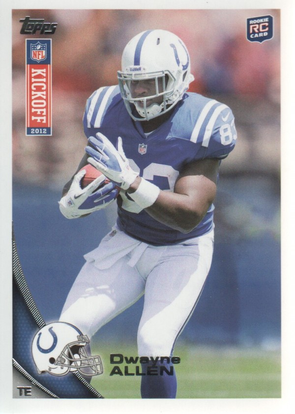 2012 Topps Kickoff #14 Dwayne Allen