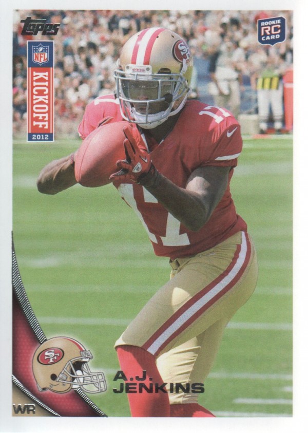 2012 Topps Kickoff #18 A.J. Jenkins