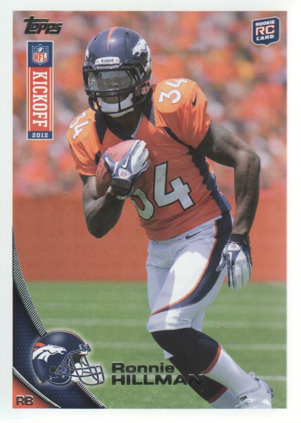 2012 Topps Kickoff #19 Ronnie Hillman