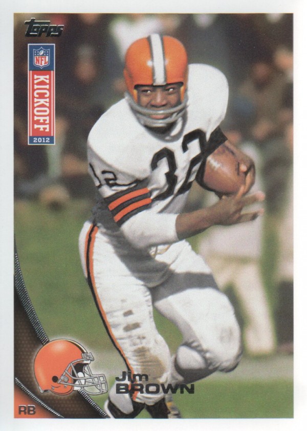 2012 Topps Kickoff #25 Jim Brown