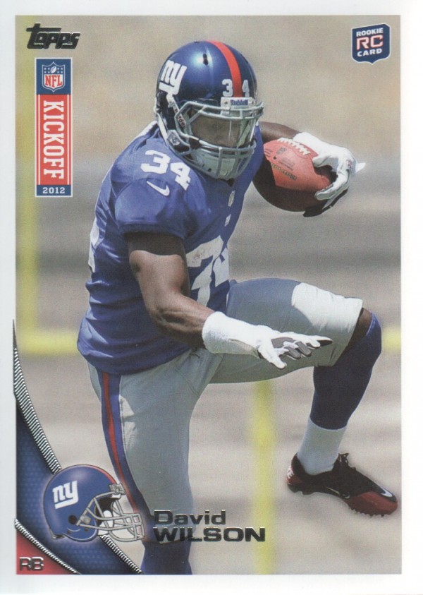 2012 Topps Kickoff #28 David Wilson