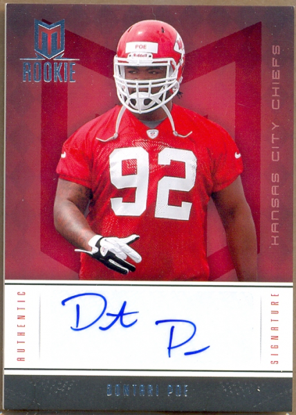 2012 Momentum #157 Dontari Poe AU/399 RC