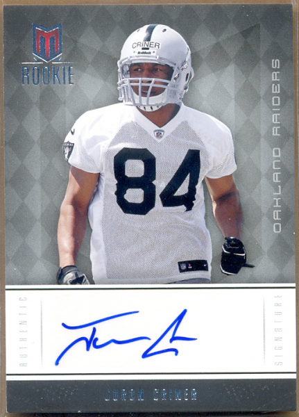 2012 Momentum #166 Juron Criner AU/399 RC