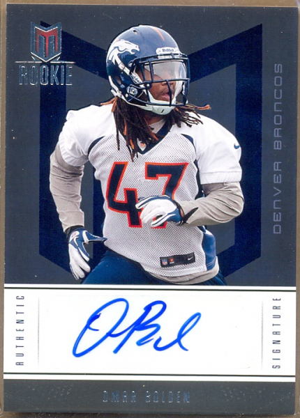 2012 Momentum #227 Omar Bolden AU/799 RC