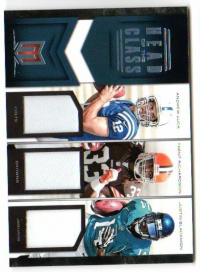 2012 Momentum Head of the Class Materials Triple Prime #3 Andrew Luck/Trent Richardson/Justin Blackmon