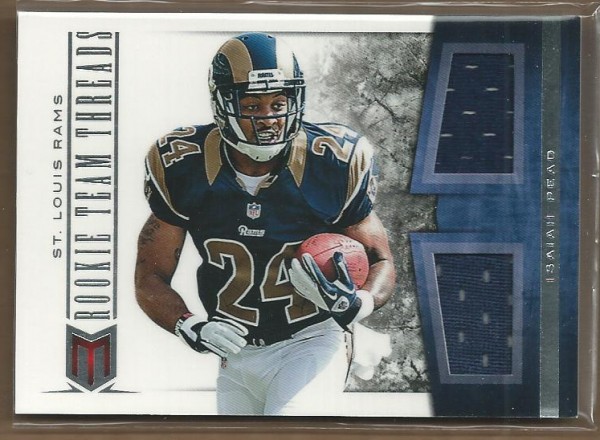 2012 Momentum Rookie Team Threads Dual Materials #19 Isaiah Pead