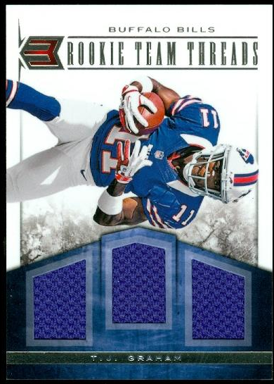 2012 Momentum Rookie Team Threads Dual Materials #34 T.J. Graham