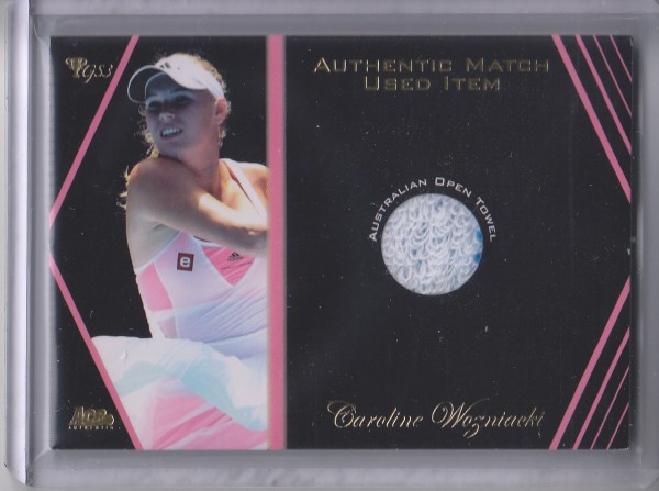 2012 Ace Authentic Grand Slam 3 Match Used Memorabilia #SM8 Caroline Wozniacki