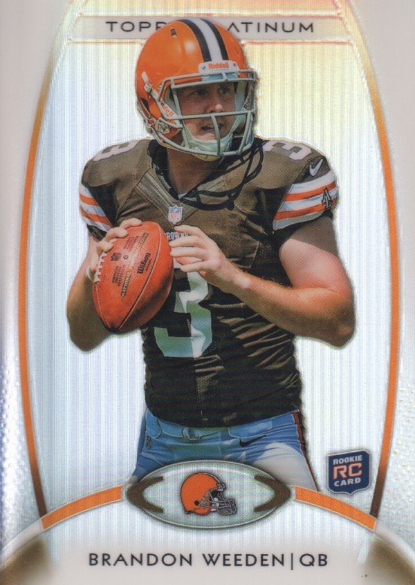 2012 Topps Platinum #102 Brandon Weeden RC