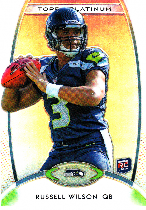2012 Topps Platinum #138 Russell Wilson RC