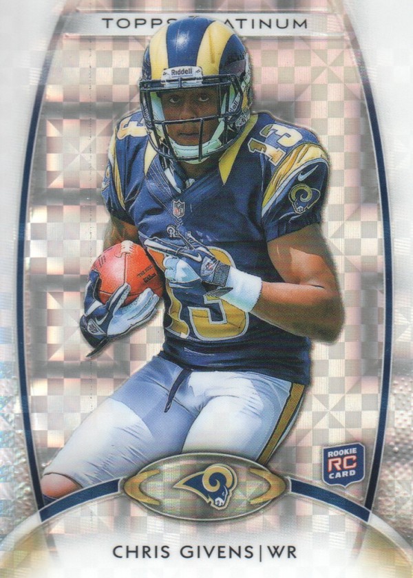 2012 Topps Platinum Xfractors #127 Chris Givens