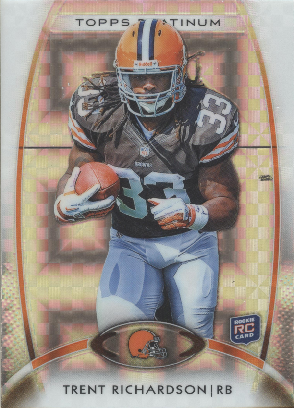 2012 Topps Platinum Xfractors #130 Trent Richardson