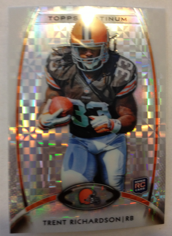 2012 Topps Platinum Xfractors #130 Trent Richardson