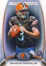 2012 Topps Platinum Black Refractors #102 Brandon Weeden