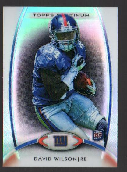 2012 Topps Platinum Black Refractors #106 David Wilson