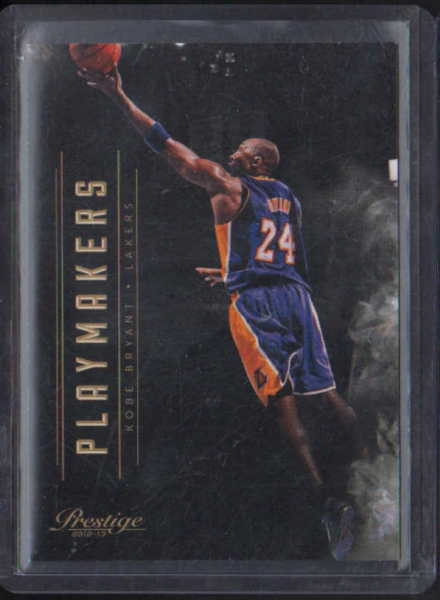 2012-13 Prestige Playmakers #1 Kobe Bryant