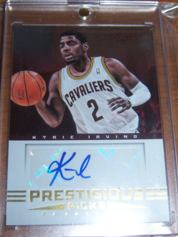 2012-13 Prestige Prestigious Picks Signatures #1 Kyrie Irving