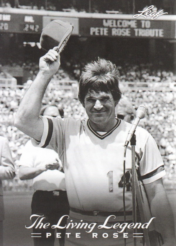 2012 Leaf Pete Rose The Living Legend #50 Pete Rose