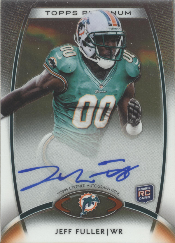 2012 Topps Platinum Rookie Autographs Refractors #157 Jeff Fuller
