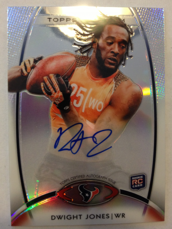 2012 Topps Platinum Rookie Autographs Refractors #162 Dwight Jones