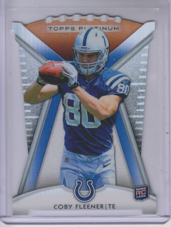 2012 Topps Platinum Rookie Die Cut #PDCCF Coby Fleener