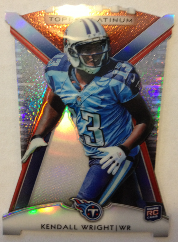 2012 Topps Platinum Rookie Die Cut #PDCKW Kendall Wright