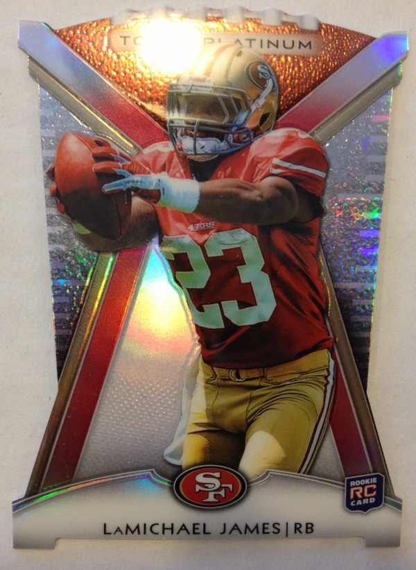 2012 Topps Platinum Rookie Die Cut #PDCLJ LaMichael James