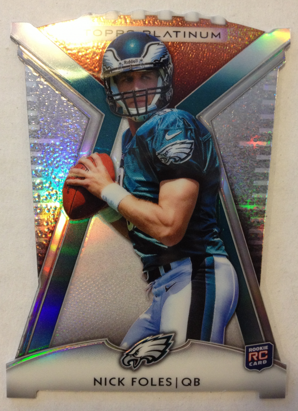 2012 Topps Platinum Rookie Die Cut #PDCNF Nick Foles