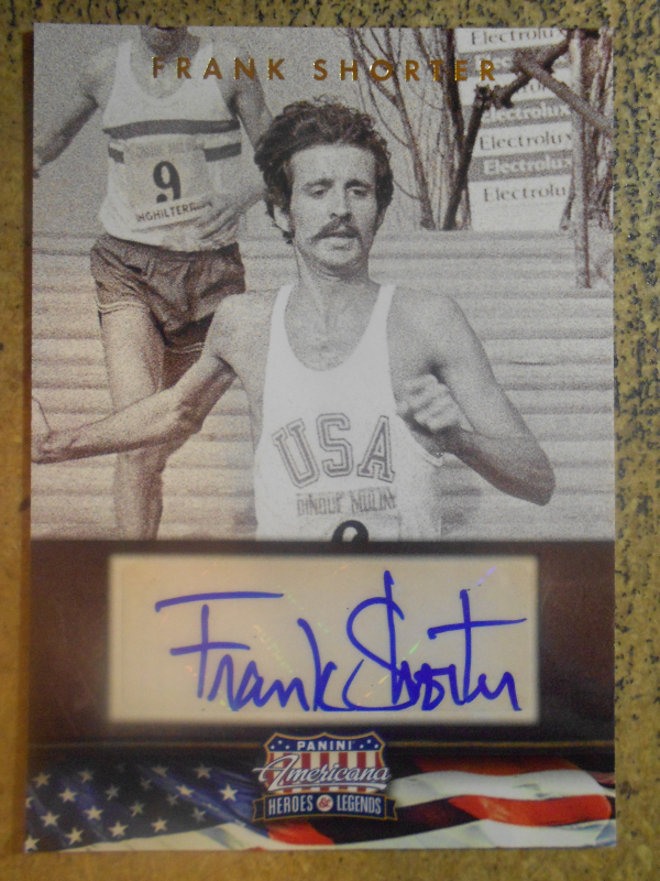 2012 Americana Heroes and Legends Autographs #89 Frank Shorter/299