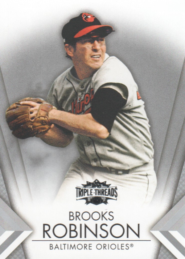 2012 Topps Triple Threads #77 Brooks Robinson