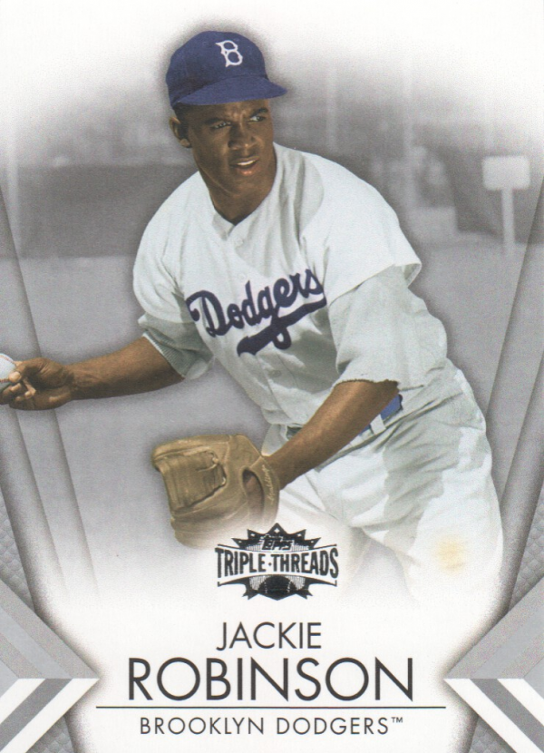 2012 Topps Triple Threads #98 Jackie Robinson