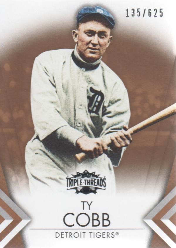 2012 Topps Triple Threads Sepia #47 Ty Cobb